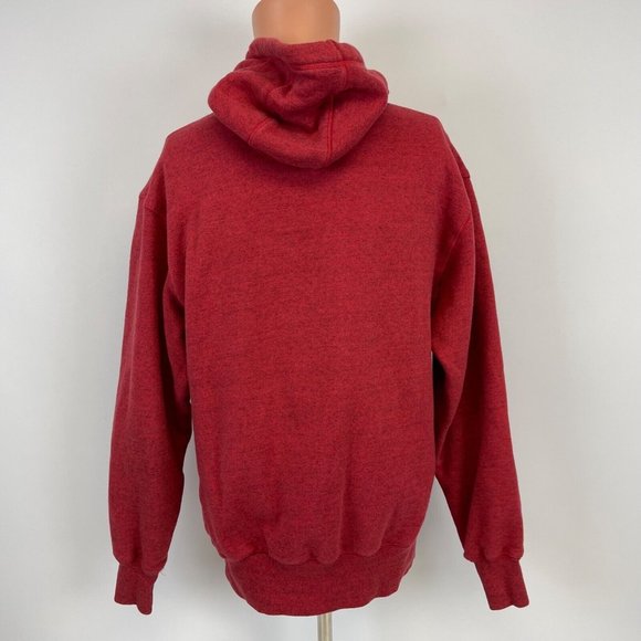 Under Armour Project Rock Hoodie Sweatshirt Dwayne Johnson Red Size S - Picture 3 of 5